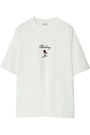 Burberry T-Shirt mit Rosen-Print