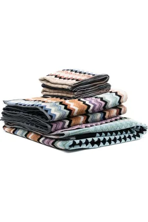 Missoni Adam Badetücher mit Zickzack-Print (5er-Set)