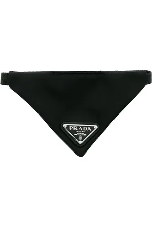 Prada Re-Nylon Bandana mit dreieckigem Logo