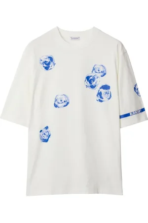 Burberry T-Shirt mit Rosen-Print