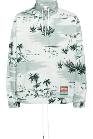 Maison Kitsuné Jacke mit grafischem Print