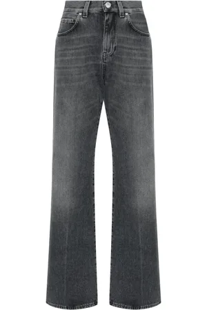 Pinko Halbhohe Wide-Leg-Jeans