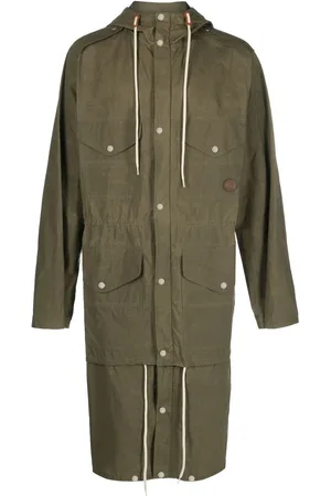 Gucci Gewachster Kapuzenparka