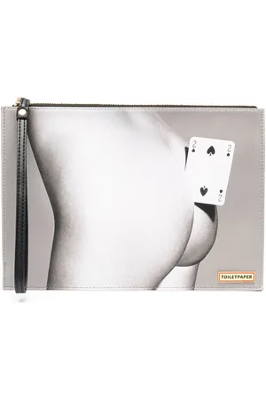 SELETTI Two of Spades Clutch