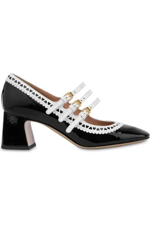 Moschino Mary Janes aus Leder