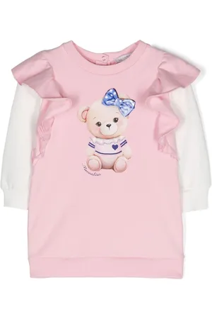 MONNALISA Kleid mit Teddy-Print