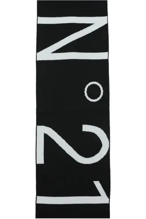 Nº21 Intarsien-Schal mit Logo