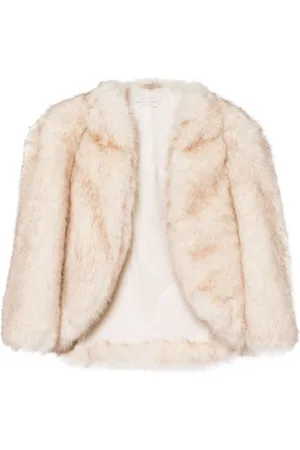 Saiid Kobeisy Cropped-Jacke aus Faux Fur