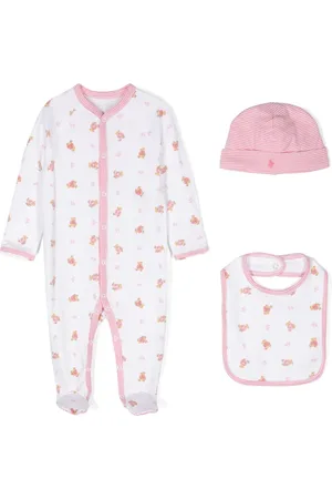 Ralph Lauren Strampler-Set mit Teddy-Print