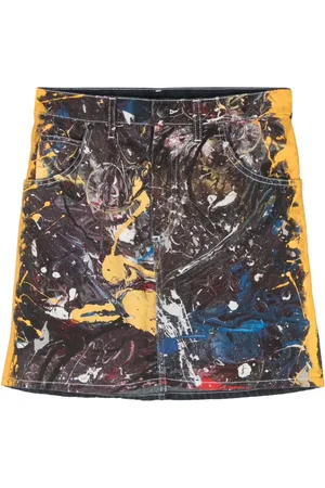 Charles Jeffrey Loverboy Exclusive Painted Art Jeansrock