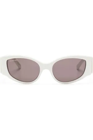 Balenciaga Sonnenbrille mit ovalem Gestell
