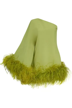 ‎Taller Marmo‎ Minikleid mit Federbesatz