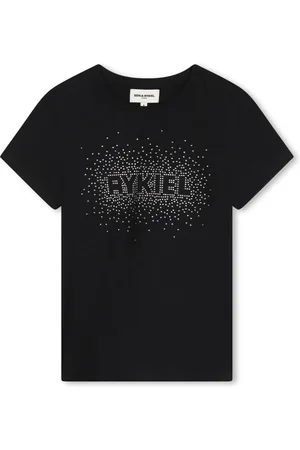 Sonia Rykiel Enfant T-Shirt mit Strass-Logo