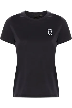 Pinko T-Shirt mit Love Birds-Stickerei
