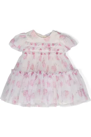 MONNALISA Tüllkleid mit Blumen-Print