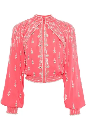 Saiid Kobeisy Jacke mit Kristallen