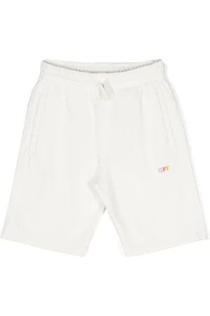 OFF-WHITE Shorts mit diagonalen Streifen