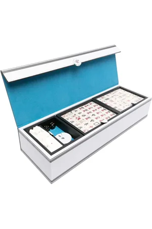VERSACE Mahjong-Set mit Barocco-Print (52cm x 10,5cm)