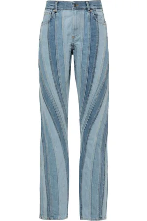 MUGLER Spiral Straight-Leg-Jeans