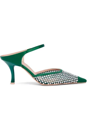 MALONE SOULIERS Vega Mules mit Kristallen 70mm