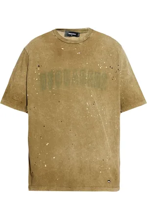 Dsquared2 T-Shirt in Distressed-Optik