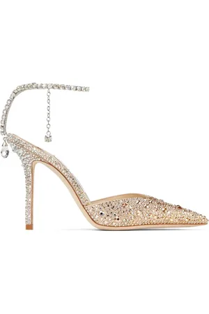 Jimmy Choo Saeda Pumps mit Kristallen 100mm