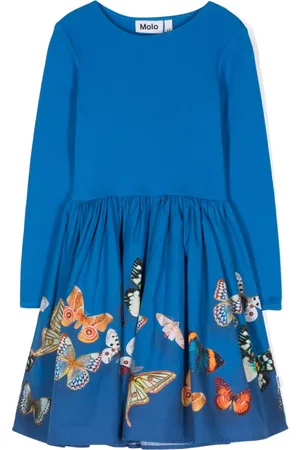 Molo Casie Kleid mit Night Butterflies-Print