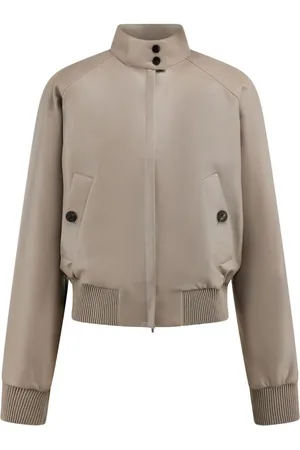 Salvatore Ferragamo Cropped-Bomberjacke aus Nappa