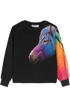 Molo Reniza Sweatshirt mit Pferde-Print