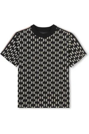 Karl Lagerfeld T-Shirt mit Monogramm-Print