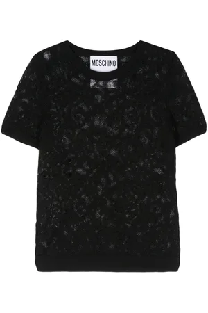 Moschino Gestricktes Jacquard-Top