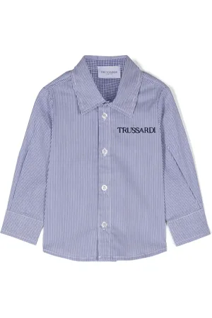 Trussardi Hemd mit Logo-Stickerei