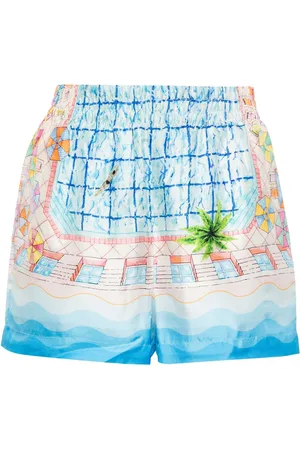 Casablanca Le Plongeon Shorts aus Seide