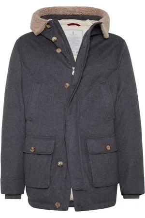 Brunello Cucinelli Gefütterte Kapuzenjacke