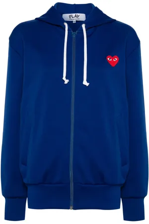 Comme des Garçons Kapuzenpullover mit aufgesticktem Herz