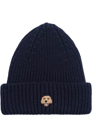 PELO FOUNDATION Beanie mit Hundeapplikation