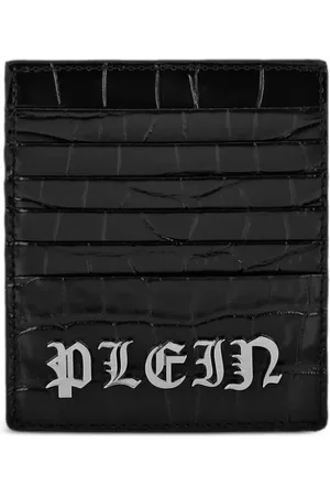 Philipp Plein Kartenetui mit Kroko-Optik