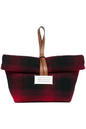 Maison Margiela Karierte Paper Clutch