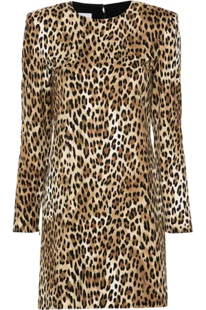 Moschino Minikleid mit Leoparden-Print