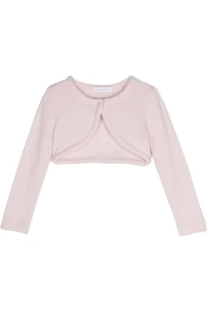 MONNALISA Cropped-Cardigan mit Herzanhänger