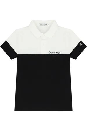 Calvin Klein Poloshirt mit Logo-Print