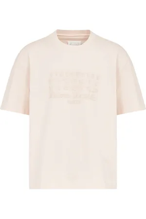 Maison Margiela T-Shirt mit Logo-Stickerei