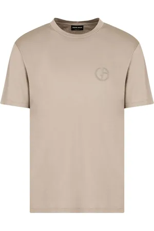 Giorgio Armani T-Shirt mit Logo-Stickerei