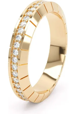 LOEV 18kt Eternity Gelbgoldring mit Diamant
