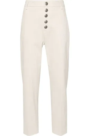 Dondup Nima Hose mit Logo-Schild
