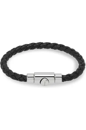 Salvatore Ferragamo Geflochtenes Lederarmband