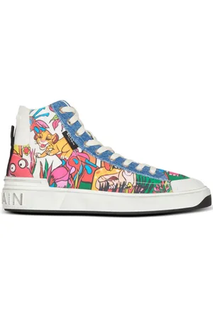 Balmain X Disney High-Top-Sneakers