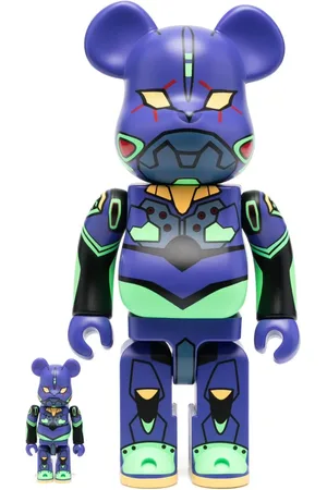 MEDICOM TOY X Evangelion BE@RBRICK 100% und 400% Figuren-Set