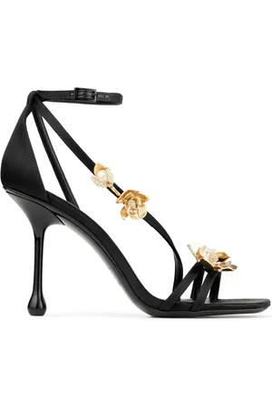 Jimmy Choo Zea Sandalen mit Blumenapplikation 95mm