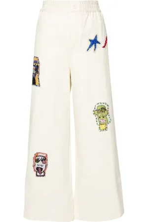 ALÉMAIS X Michael Swaney Hose mit Playerstickerei